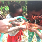 Kids Drinking Clean Water